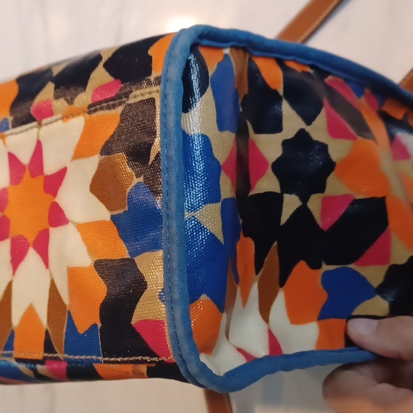 Fossil starburst coated canvas tote - Picture 11 of 14